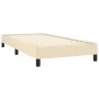 Cream fabric bed frame 90x200 cm by vidaXL, Beds and slatted bases - Ref: Foro24-346693, Price: 75,08 €, Discount: %
