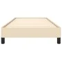 Cream fabric bed frame 90x200 cm by vidaXL, Beds and slatted bases - Ref: Foro24-346693, Price: 75,08 €, Discount: %