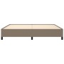 Estructura de cama de tela gris taupe 200x200 cm de vidaXL, Camas y somieres - Ref: Foro24-347094, Precio: 138,92 €, Descuent...