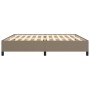 Estructura de cama de tela gris taupe 200x200 cm de vidaXL, Camas y somieres - Ref: Foro24-347094, Precio: 138,92 €, Descuent...