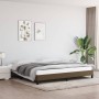 Estructura de cama tela marrón oscuro 200x200 cm de vidaXL, Camas y somieres - Ref: Foro24-346747, Precio: 115,00 €, Descuent...