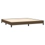 Estructura de cama tela marrón oscuro 200x200 cm de vidaXL, Camas y somieres - Ref: Foro24-346747, Precio: 115,00 €, Descuent...