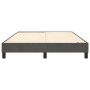 Estructura de cama de terciopelo gris oscuro 140x200 cm de vidaXL, Camas y somieres - Ref: Foro24-3120773, Precio: 105,16 €, ...