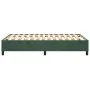 Estructura de cama box spring terciopelo verde oscuro 120x200cm de vidaXL, Camas y somieres - Ref: Foro24-3121111, Precio: 14...