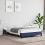 Estructura de cama de tela azul 120x200 cm de vidaXL, Camas y somieres - Ref: Foro24-346710, Precio: 96,73 €, Descuento: %