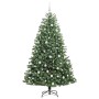 Árbol de Navidad artificial con ramas articuladas Verde 210 cm en Decoración Festiva y Estacional | Comprar online en Foru.es