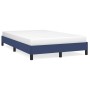 Estructura de cama de tela azul 120x200 cm de vidaXL, Camas y somieres - Ref: Foro24-346710, Precio: 96,73 €, Descuento: %