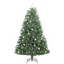 Árbol de Navidad artificial con ramas articuladas Verde 210 cm en Decoración Festiva y Estacional | Comprar online en Foru.es
