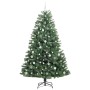 Árbol de Navidad artificial con ramas articuladas Verde 210 cm en Decoración Festiva y Estacional | Comprar online en Foru.es