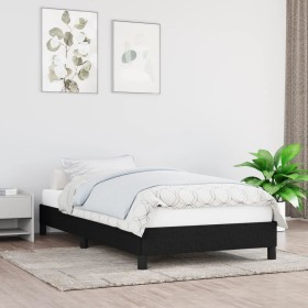Estructura de cama de tela negro 80x200 cm de vidaXL, Camas y somieres - Ref: Foro24-346674, Precio: 69,30 €, Descuento: %