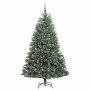 Árbol de Navidad artificial con ramas articuladas Verde 210 cm en Decoración Festiva y Estacional | Comprar online en Foru.es