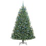 Árbol de Navidad artificial con ramas articuladas Verde 210 cm en Decoración Festiva y Estacional | Comprar online en Foru.es