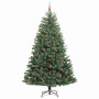 Árbol de Navidad artificial con ramas articuladas Verde 240 cm en Decoración Festiva y Estacional | Comprar online en Foru.es