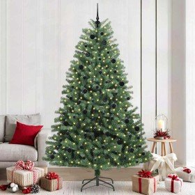 Árbol de Navidad artificial con ramas articuladas Verde 240 cm en Decoración Festiva y Estacional | Comprar online en Foru.es