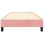 Estructura de cama de terciopelo rosa 90x200 cm de vidaXL, Camas y somieres - Ref: Foro24-3120753, Precio: 82,01 €, Descuento: %