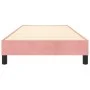 Estructura de cama de terciopelo rosa 90x200 cm de vidaXL, Camas y somieres - Ref: Foro24-3120753, Precio: 82,73 €, Descuento: %