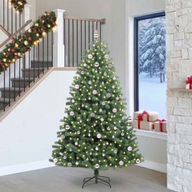 Árbol de Navidad artificial con ramas articuladas Verde 240 cm en Decoración Festiva y Estacional | Comprar online en Foru.es