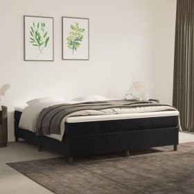 Estructura de cama de terciopelo gris claro 160x200 cm de vidaXL, Camas y somieres - Ref: Foro24-3121128, Precio: 142,97 €, D...