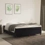 Estructura de cama de terciopelo gris claro 160x200 cm de vidaXL, Camas y somieres - Ref: Foro24-3121128, Precio: 136,90 €, D...