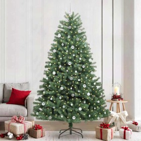Árbol de Navidad artificial con ramas articuladas Verde 240 cm en Decoración Festiva y Estacional | Comprar online en Foru.es