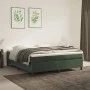 Dark green velvet box spring bed frame 160x200cm by vidaXL, Beds and slatted bases - Ref: Foro24-3121129, Price: 133,77 €, Di...