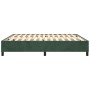 Estructura de cama box spring terciopelo verde oscuro 160x200cm de vidaXL, Camas y somieres - Ref: Foro24-3121129, Precio: 14...