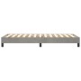 Estructura de cama de terciopelo gris claro 100x200 cm de vidaXL, Camas y somieres - Ref: Foro24-3120754, Precio: 95,80 €, De...