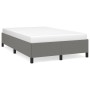 Estructura de cama de tela gris oscuro 120x200 cm de vidaXL, Camas y somieres - Ref: Foro24-347051, Precio: 122,86 €, Descuen...