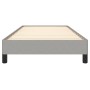 Estructura de cama de tela gris claro 100x200 cm de vidaXL, Camas y somieres - Ref: Foro24-346696, Precio: 78,60 €, Descuento: %
