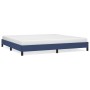 Estructura de cama de tela gris taupe azul 200x200 cm de vidaXL, Camas y somieres - Ref: Foro24-346750, Precio: 105,54 €, Des...