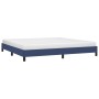 Estructura de cama de tela gris taupe azul 200x200 cm de vidaXL, Camas y somieres - Ref: Foro24-346750, Precio: 105,54 €, Des...