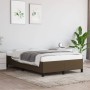 Estructura de cama de tela marrón oscuro 120x200 cm de vidaXL, Camas y somieres - Ref: Foro24-347053, Precio: 119,89 €, Descu...