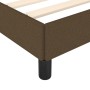 Estructura de cama de tela marrón oscuro 120x200 cm de vidaXL, Camas y somieres - Ref: Foro24-347053, Precio: 119,89 €, Descu...