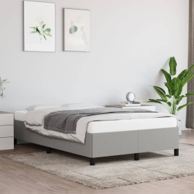 Estructura de cama de tela gris claro 120x200 cm de vidaXL, Camas y somieres - Ref: Foro24-347050, Precio: 111,14 €, Descuent...