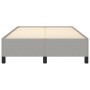 Estructura de cama de tela gris claro 120x200 cm de vidaXL, Camas y somieres - Ref: Foro24-347050, Precio: 111,14 €, Descuent...