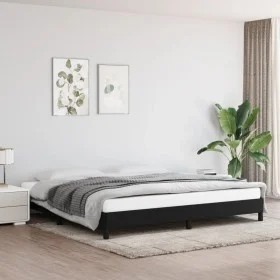 Estructura de cama tela gris claro 200x200 cm de vidaXL, Camas y somieres - Ref: Foro24-346746, Precio: 119,05 €, Descuento: %