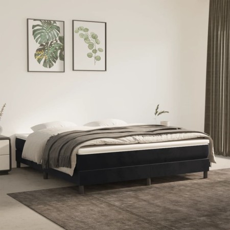 Estructura de cama de terciopelo gris claro 180x200 cm de vidaXL, Camas y somieres - Ref: Foro24-3120786, Precio: 114,51 €, D...