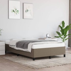 Estructura de cama de tela gris taupe 120x200 cm de vidaXL, Camas y somieres - Ref: Foro24-347054, Precio: 120,76 €, Descuent...