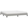 Estructura de cama gris claro tela 200x200 cm de vidaXL, Camas y somieres - Ref: Foro24-346744, Precio: 119,51 €, Descuento: %