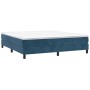 Estructura de cama de terciopelo azul 180x200 cm de vidaXL, Camas y somieres - Ref: Foro24-3120788, Precio: 114,05 €, Descuen...