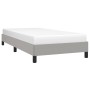 Estructura de cama de tela gris claro 90x190 cm de vidaXL, Camas y somieres - Ref: Foro24-346680, Precio: 91,75 €, Descuento: %