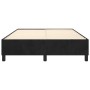 Estructura de cama de terciopelo negra 140x200 cm de vidaXL, Camas y somieres - Ref: Foro24-3121122, Precio: 116,12 €, Descue...