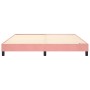 Estructura de cama de terciopelo rosa 160x200 cm de vidaXL, Camas y somieres - Ref: Foro24-3120783, Precio: 104,57 €, Descuen...