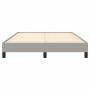Estructura de cama de tela gris claro 140x190 cm de vidaXL, Camas y somieres - Ref: Foro24-346712, Precio: 102,92 €, Descuent...