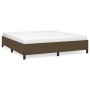 Estructura de cama tela marrón oscuro 180x200 cm de vidaXL, Camas y somieres - Ref: Foro24-347085, Precio: 134,72 €, Descuent...