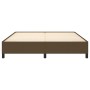 Estructura de cama tela marrón oscuro 180x200 cm de vidaXL, Camas y somieres - Ref: Foro24-347085, Precio: 134,72 €, Descuent...
