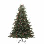 Árbol de Navidad artificial Verde 210 cm PVC, Metal y Plástico en Decoración Festiva y Estacional | Comprar online en Foru.es