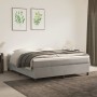Estructura de cama de terciopelo gris claro 160x200 cm de vidaXL, Camas y somieres - Ref: Foro24-3121126, Precio: 129,43 €, D...
