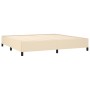 Estructura de cama de tela color crema 200x200 cm de vidaXL, Camas y somieres - Ref: Foro24-347095, Precio: 128,15 €, Descuen...