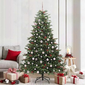 Árbol de Navidad artificial Verde 210 cm PVC, Metal y Plástico en Decoración Festiva y Estacional | Comprar online en Foru.es